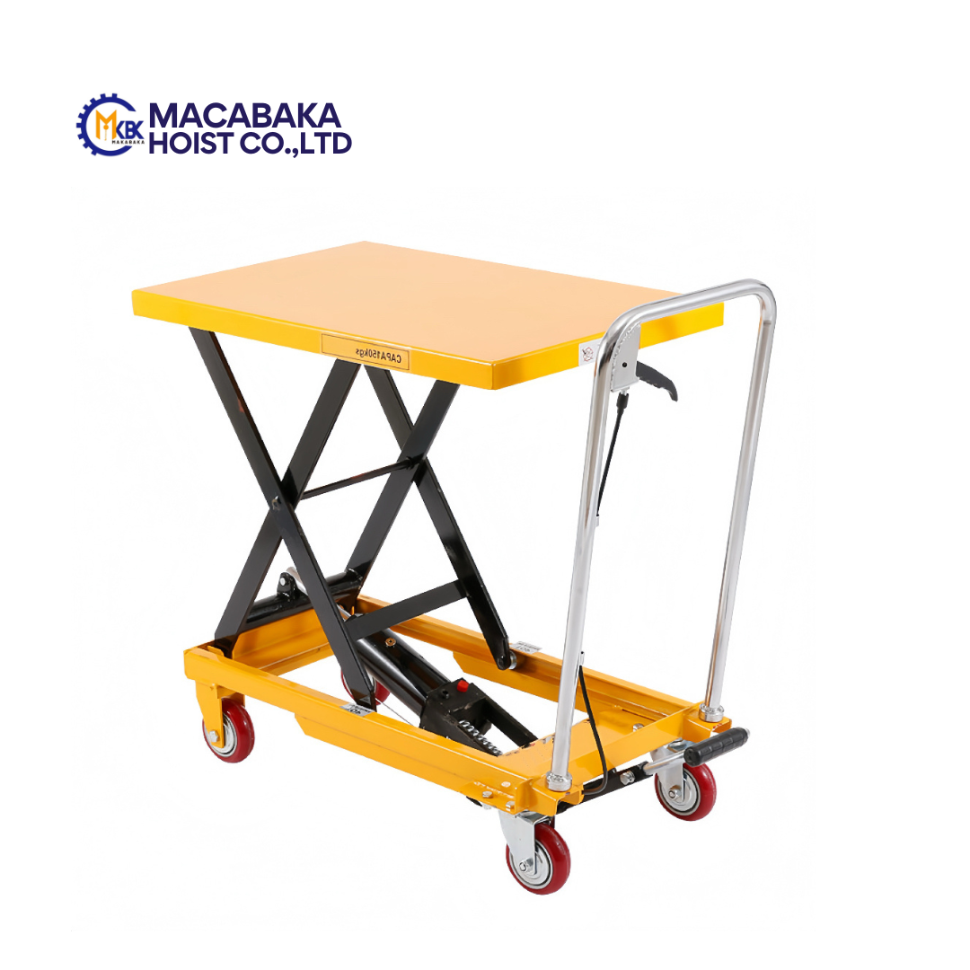 Mesa de elevación hidráulica para tijeras