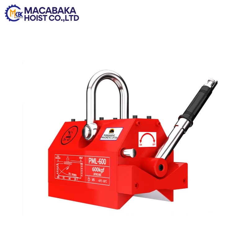 Elevador de imán permanente de acero redondo