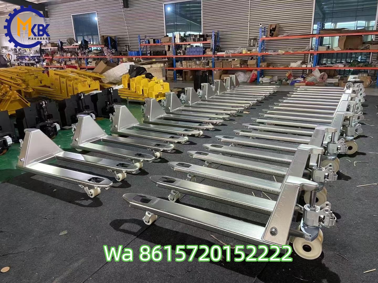 Stainless Steel Pallet Trucks in Stock