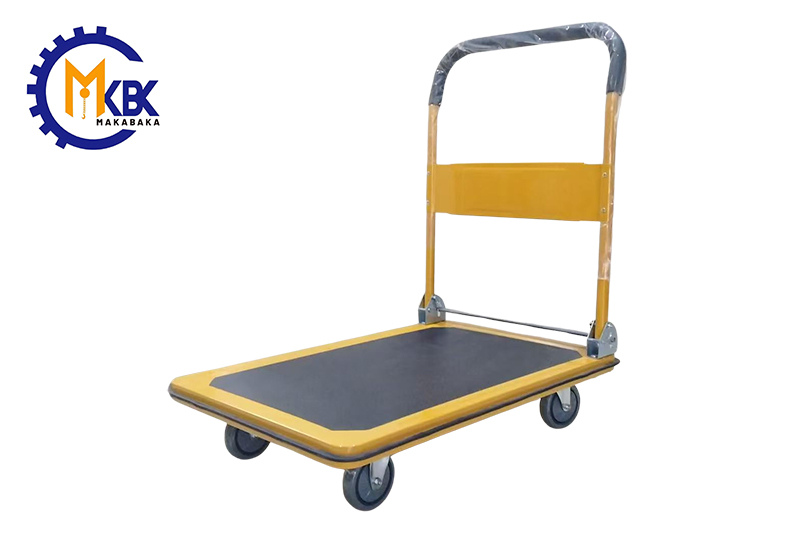 two-layer steel platform trolley two-layer steel platform trolley